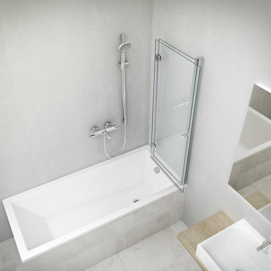 Bathtub KUBIC NEO with screen TZV2