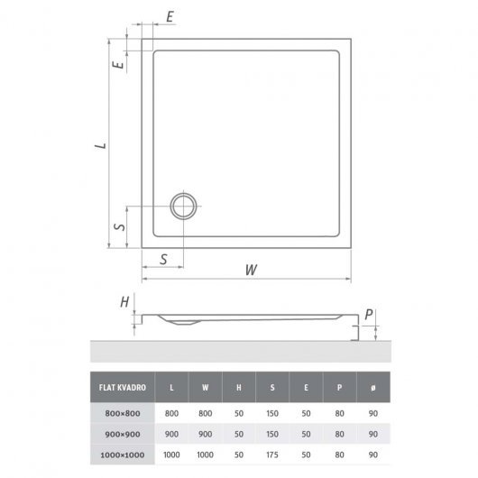 FLAT KVADRO CT PANEL_TS