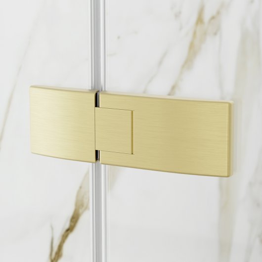 Pánt dverí poskytujúci obojstranné otváranie - Brushed Gold